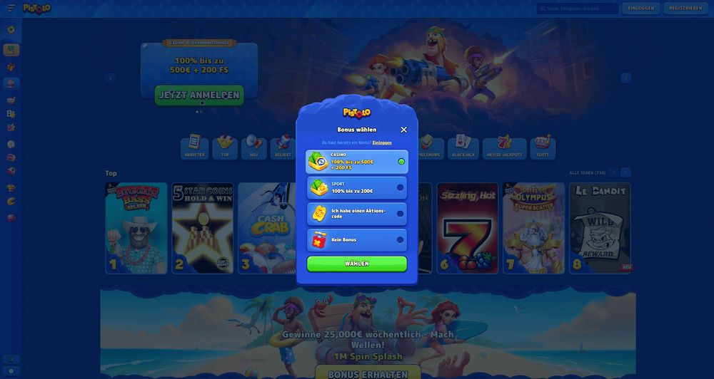 56824 Pistolo Registrierung