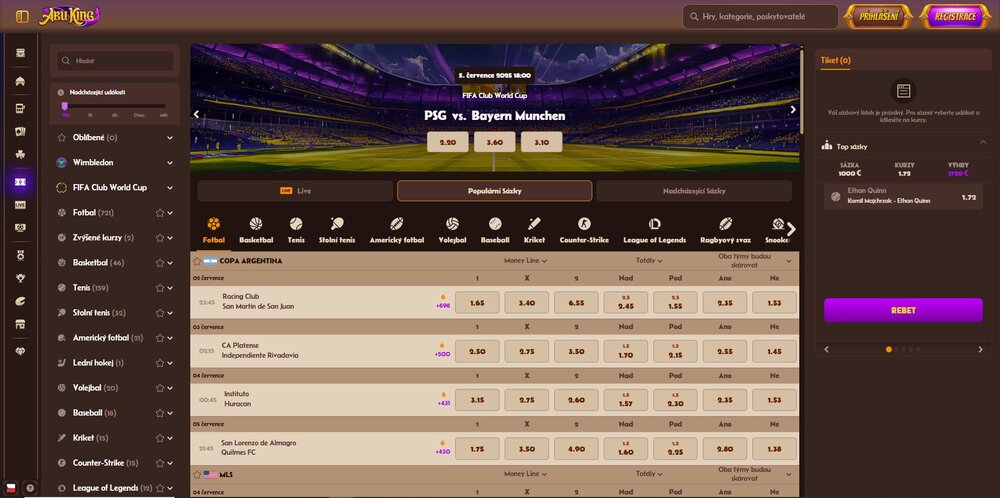 abu king sázková kancelář