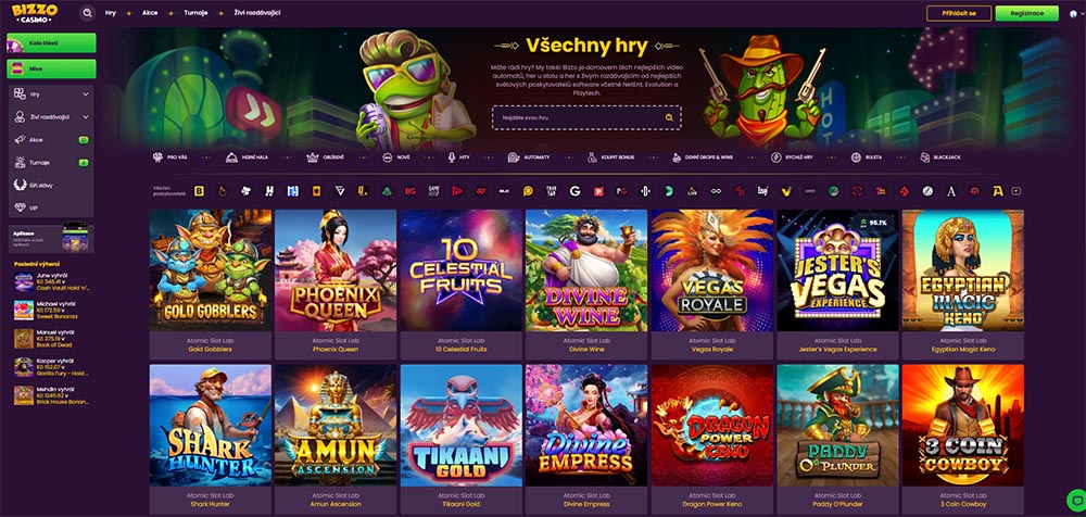 Atomic Slot Lab at Bizzo Casino