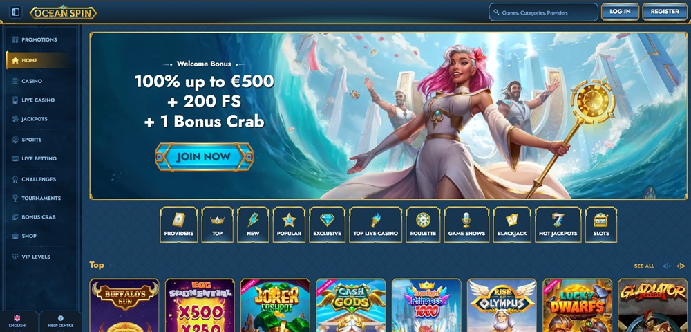 Ocean Spin casino