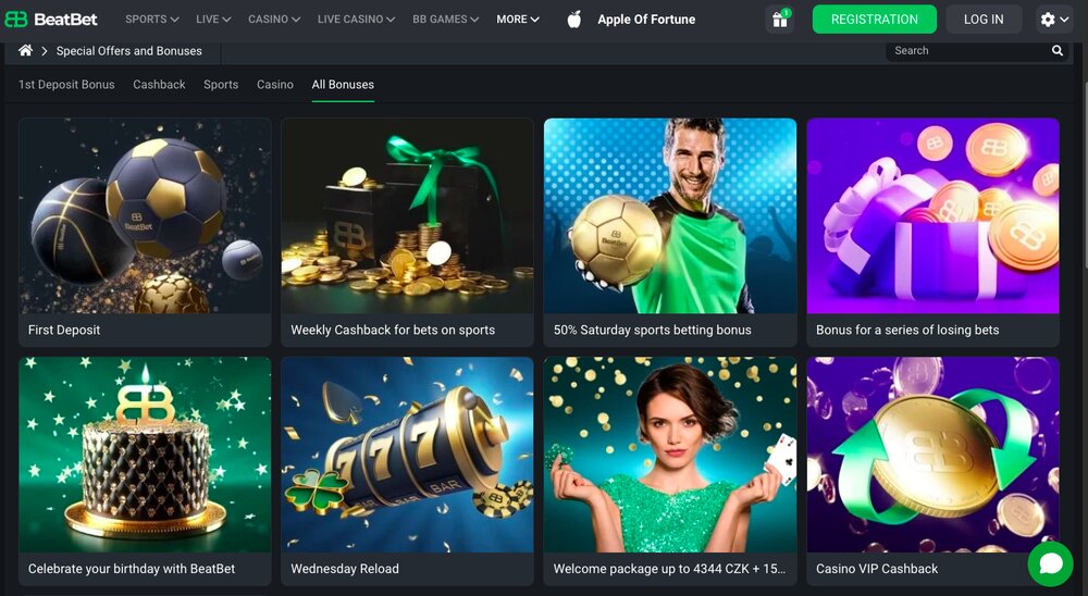 BeatBet bonusová nabídka