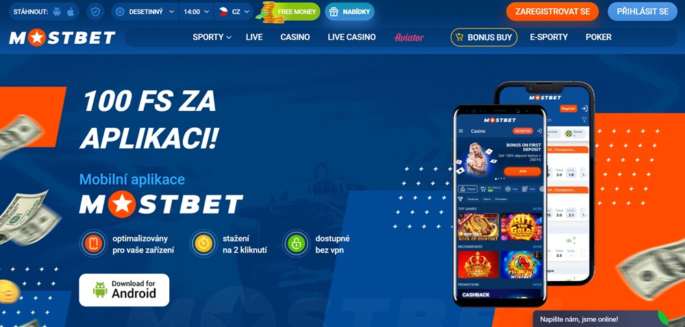 mostbet 100 free spins za instalaci aplikace uvodni