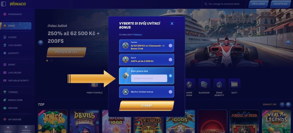 Wonaco – código promocional