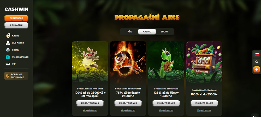 Can you get a no deposit bonus at CashWin casino?