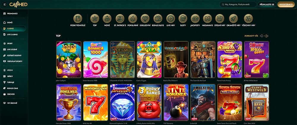 Cashed automaty [Přehled TOP automatů]