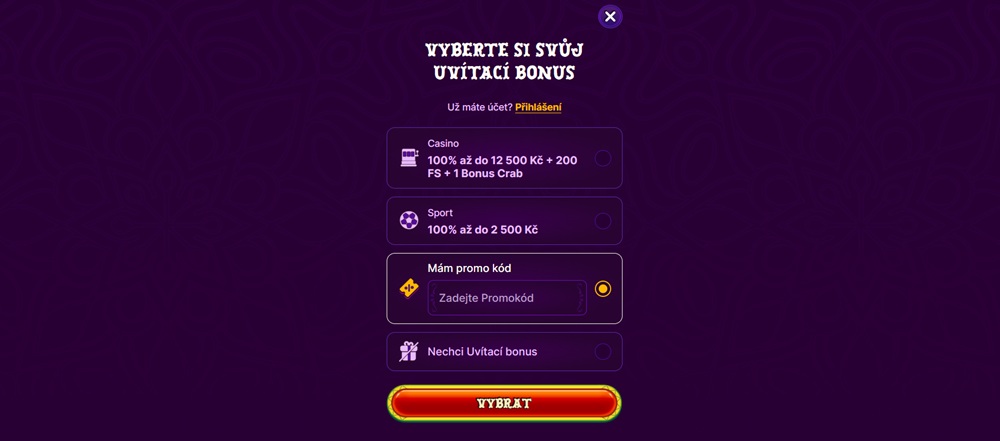 Feld zur Eingabe des Promo-Codes