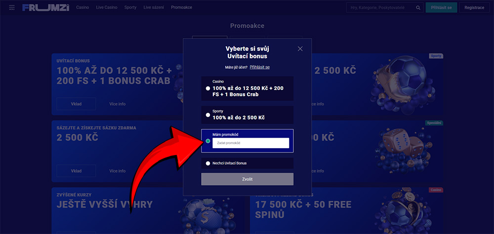 Frumzi código promocional
