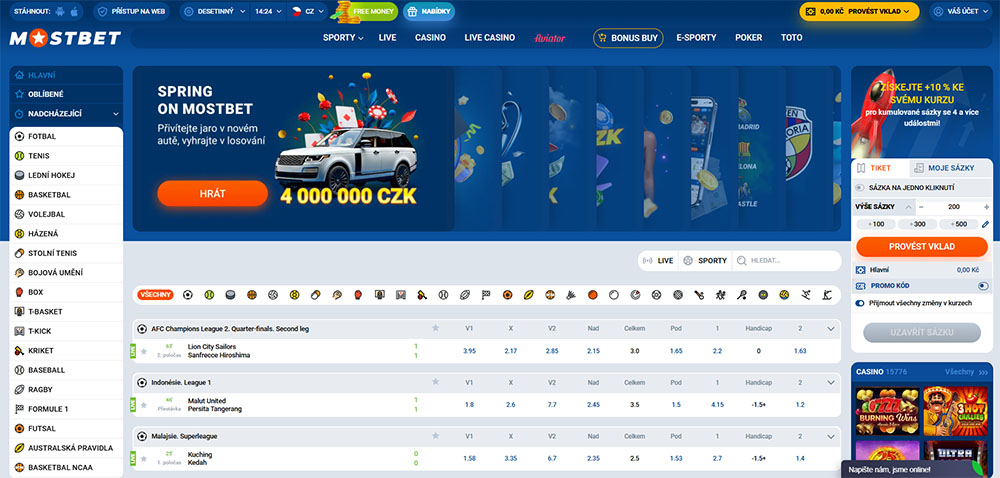 Jak probíhá ověření účtu v casinu MostBet