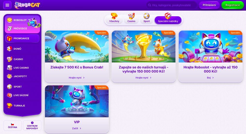 Oferta de bonos de Robocat