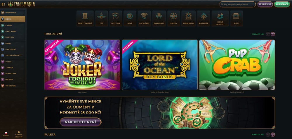 Talismania casino website