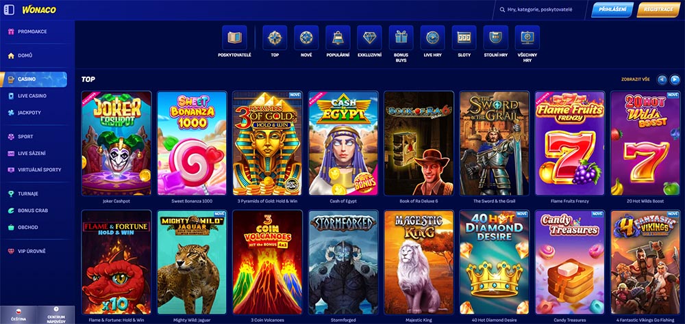 Tragamonedas de Wonaco [Resumen de las MEJORES tragamonedas]