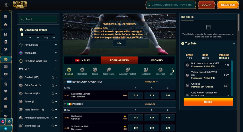 Monster Win sportsbook