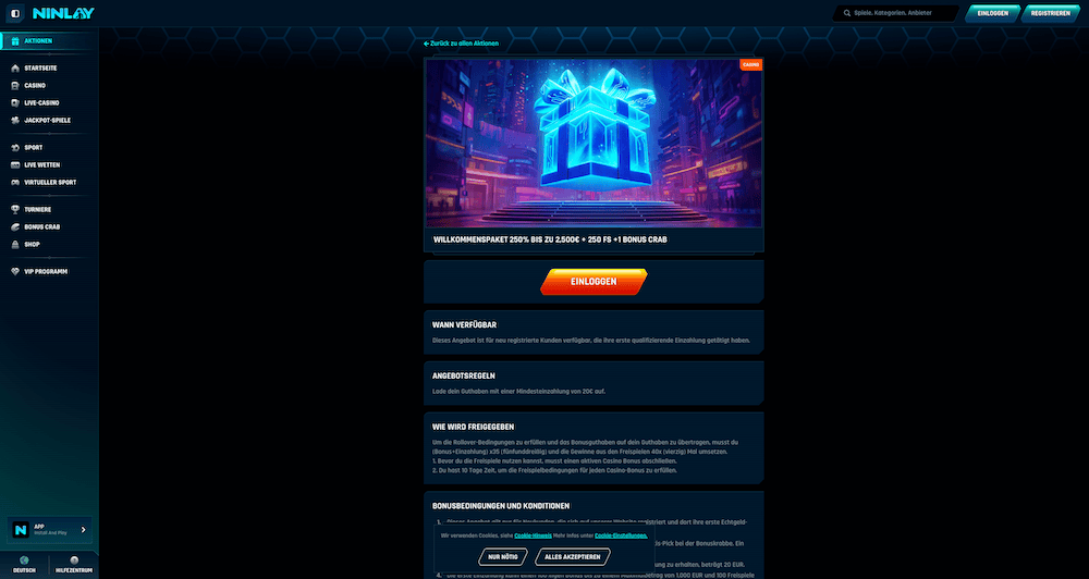 07487 Ninlay Freispiele