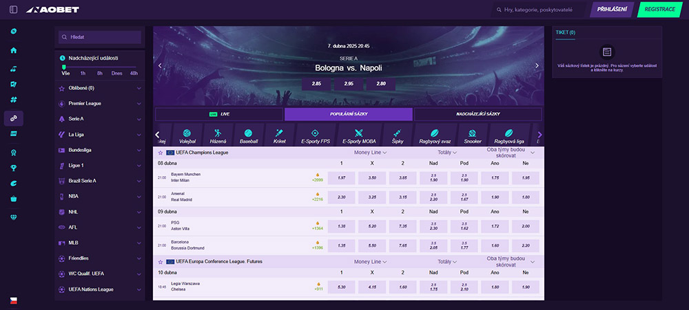 NaoBet – sázková kancelář