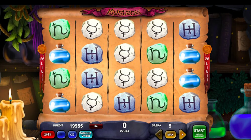 Mysteria náhled automatu