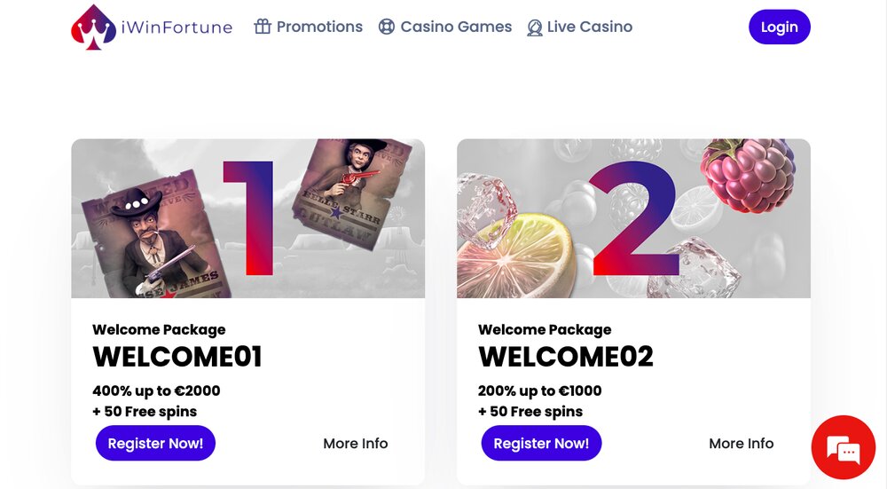 iWinFortune free spiny