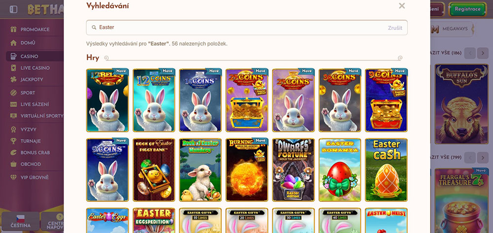 Velikonoce 2025 v casinu BetHall [promo akce, bonusy, free spiny atd.]