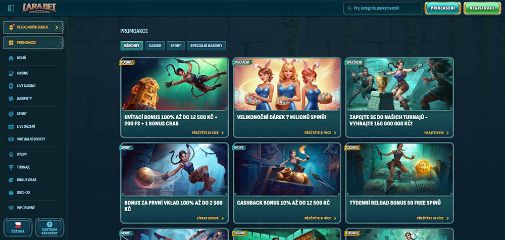 Larabet bonusy [Přehled TOP bonusů]