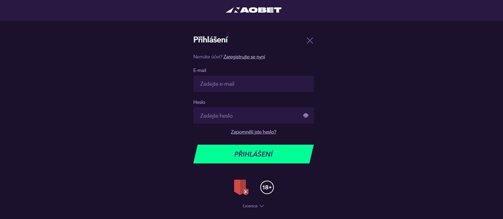 Inicio de sesión en NaoBet