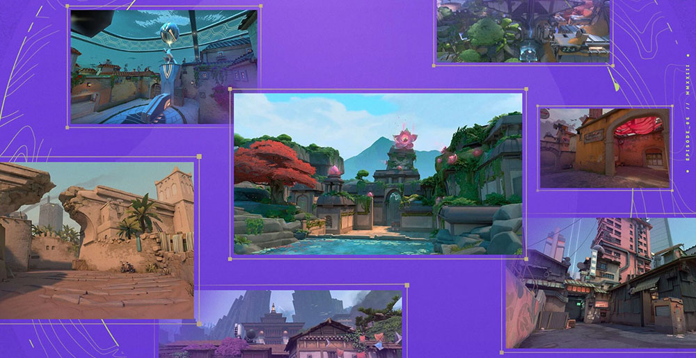 Valorant a jeho mapy