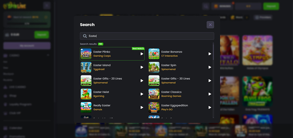 Velikonoce 2025 v casinu Spinline [promo akce, bonusy, free spiny atd.]