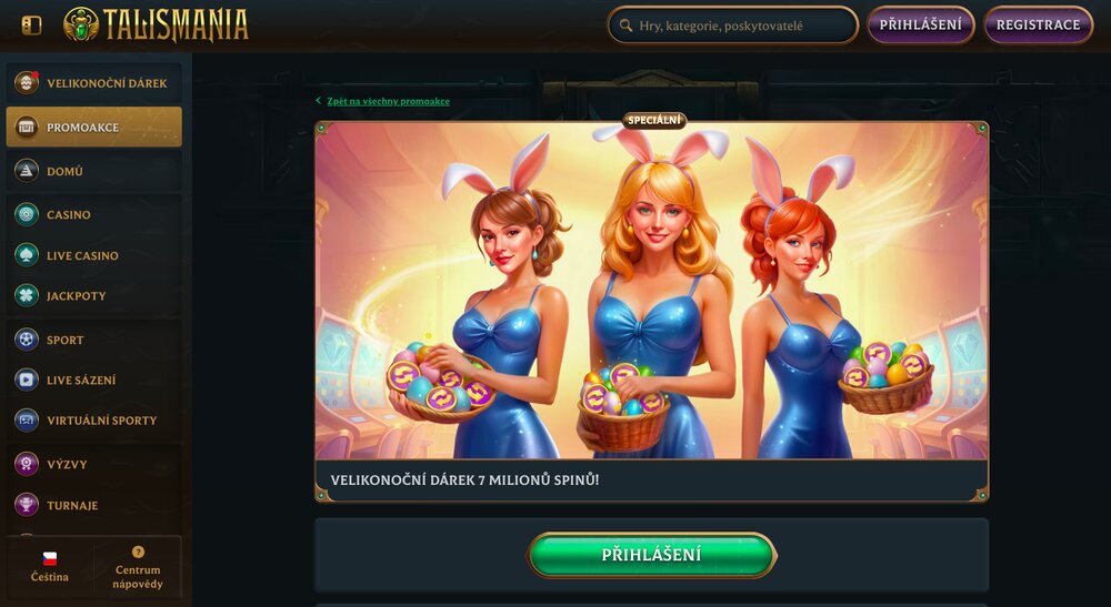 Talismania velikonoční bonus