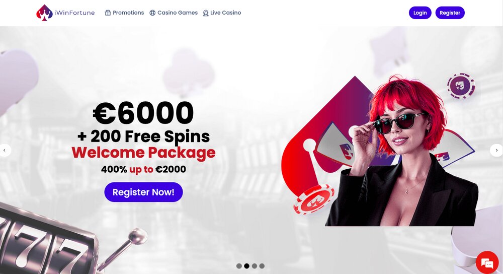 iWinFortune uvítací nabídka