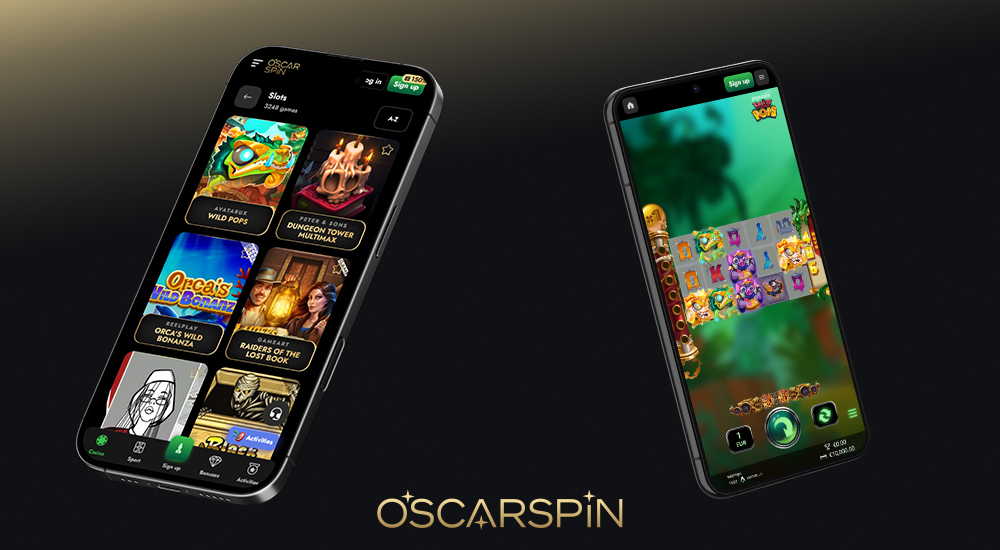 Oscarspin casino maintains well-optimized website that is fully responsive, making its games playable on any device