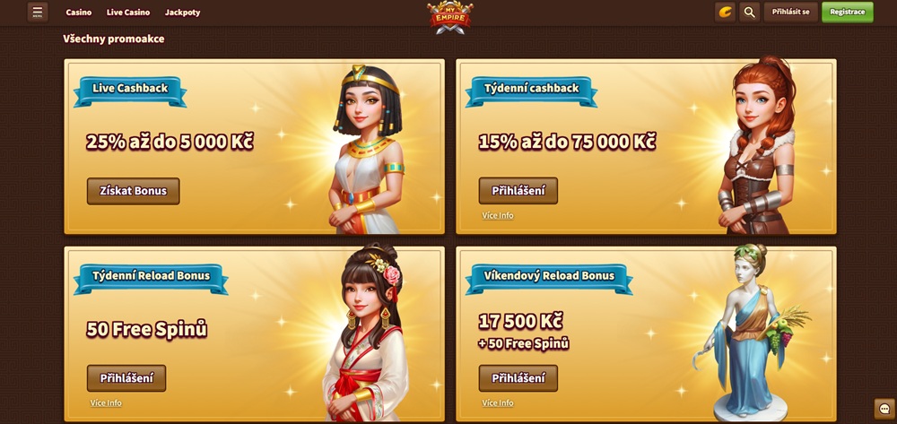 My Empire bonusy květen 2025