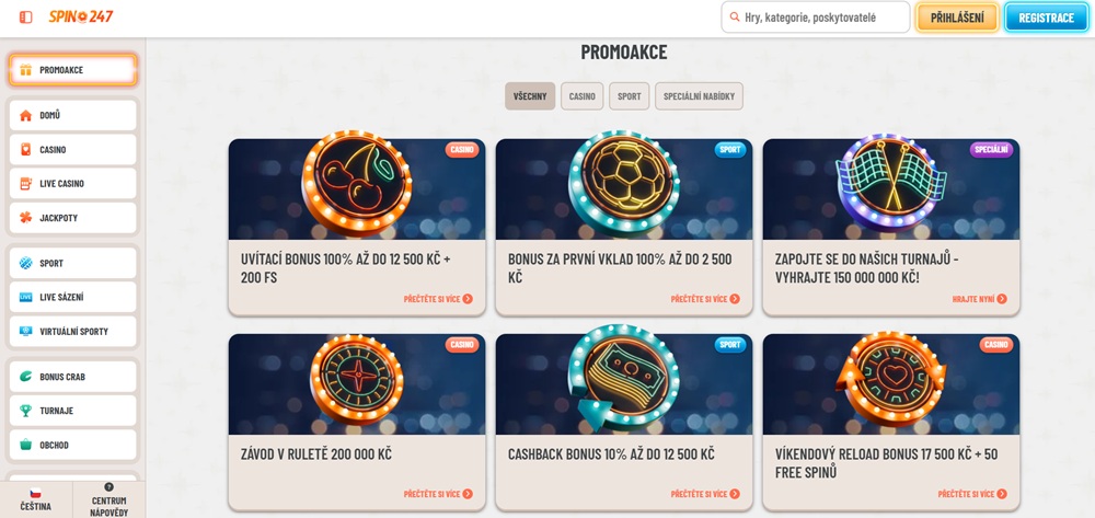 Spin247 bonusy květen 2025