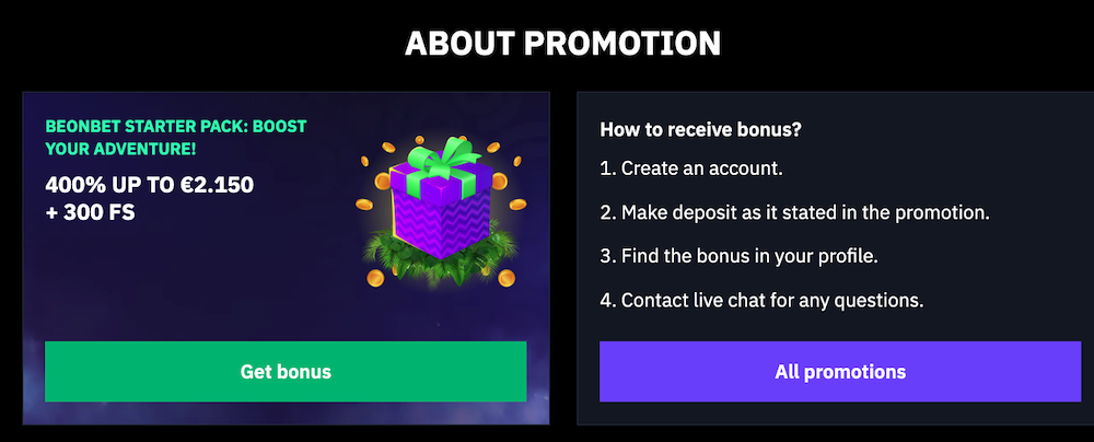 BeonBet – free spiny