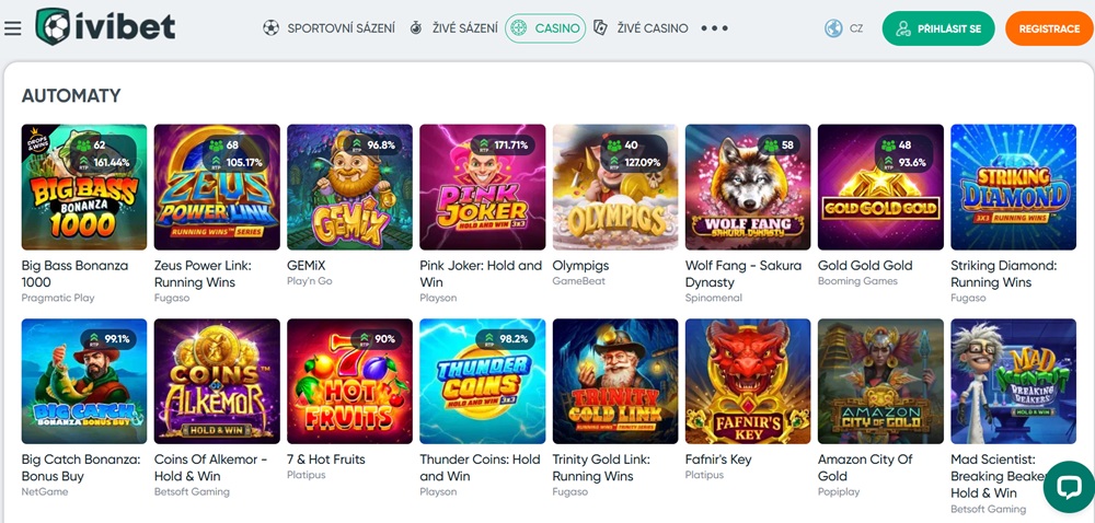 Ivibet top 5 automaty jaro 2025