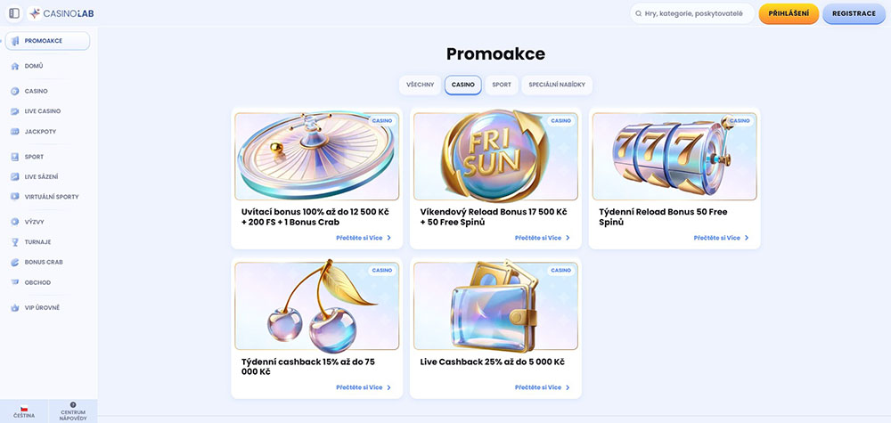 CasinoLab free spins [květen 2025]