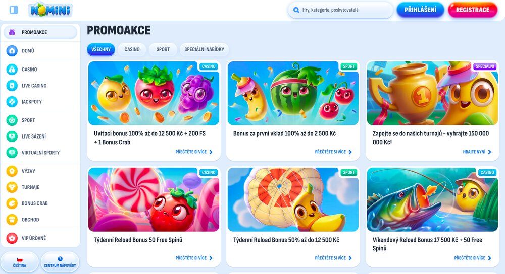 Nomini bonusová nabídka květen 2025