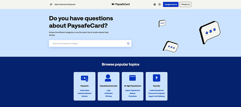 Paysafecard kontakt na podporu