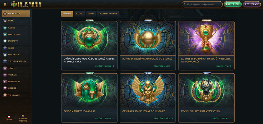 Talismania bonusy [květen 2025]