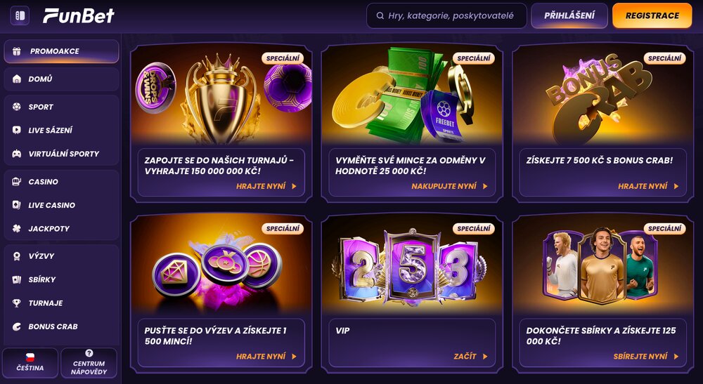 FunBet bonusová nabídka květen 2025