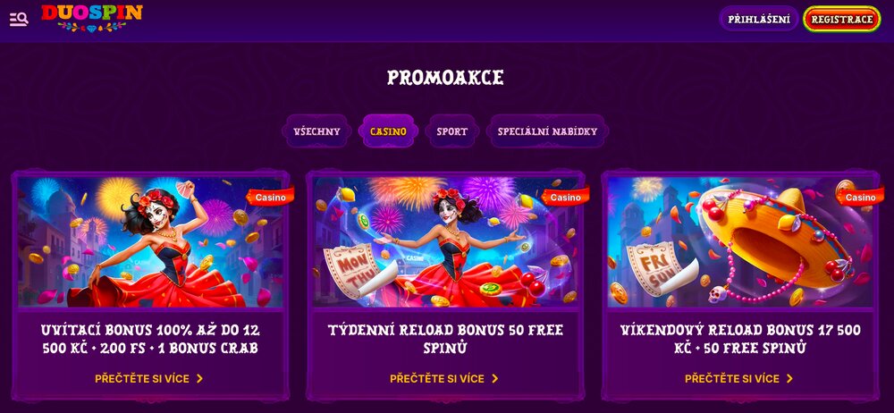 Duospin free spiny květen 2025
