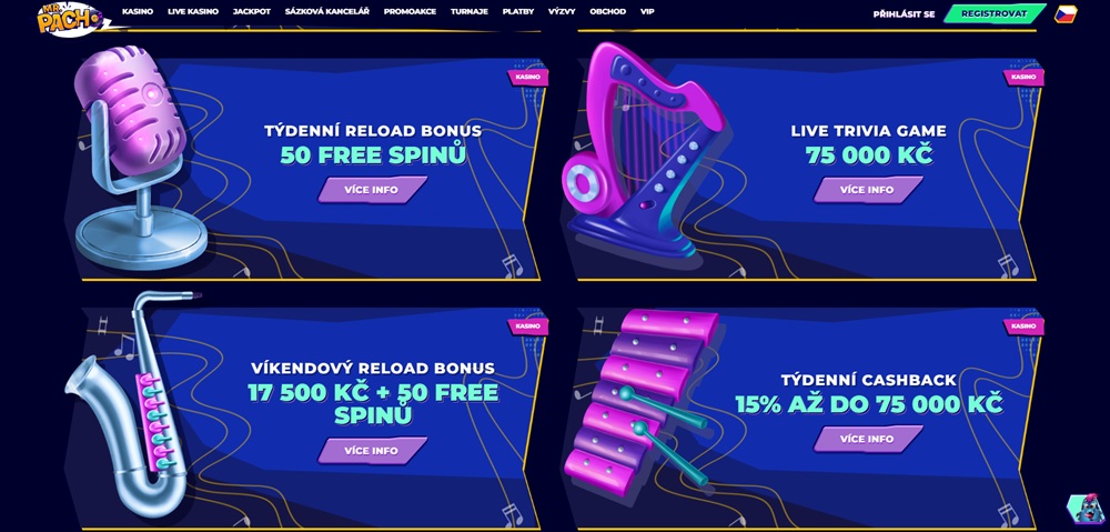 MrPacho free spins květen 2025