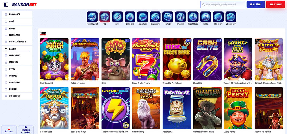 TOP 5 nejoblíbenějších automatů v casinu Bankonbet [na jaře 2025]