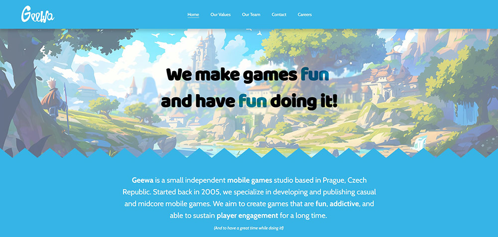 Herní vývojář Geewa