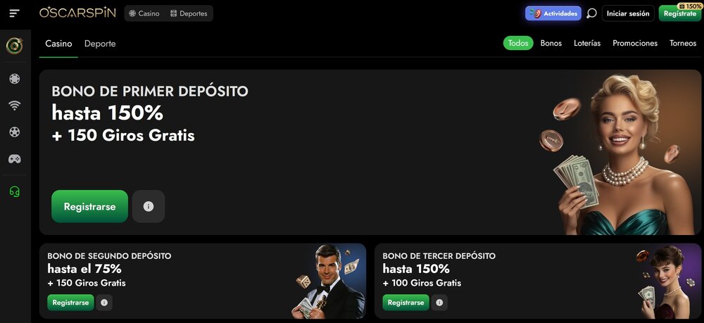 Oscarspin giros gratis