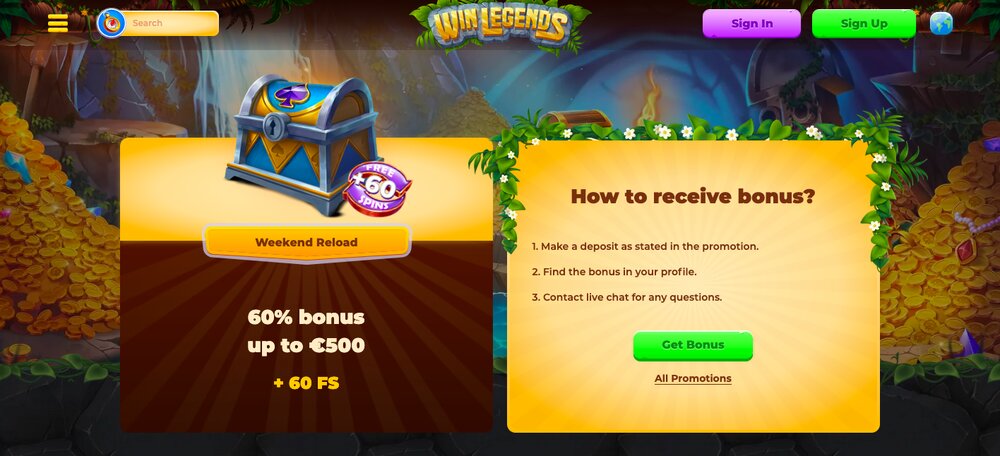 WinLegends free spiny květen 2025