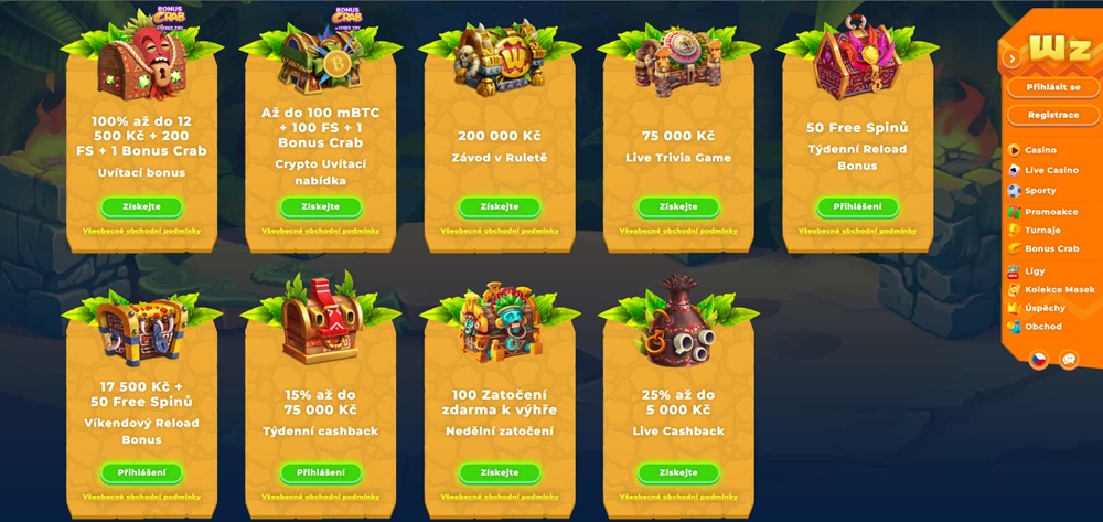 Wazamba bonusy květen 2025