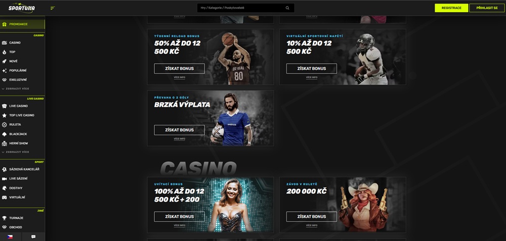 Sportuna bonusy květen 2025