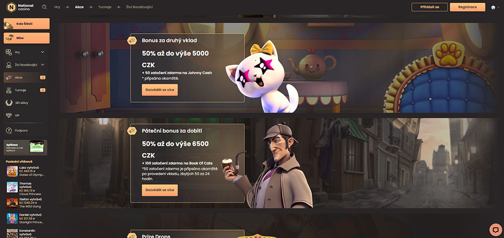 National Casino free spins [květen 2025]