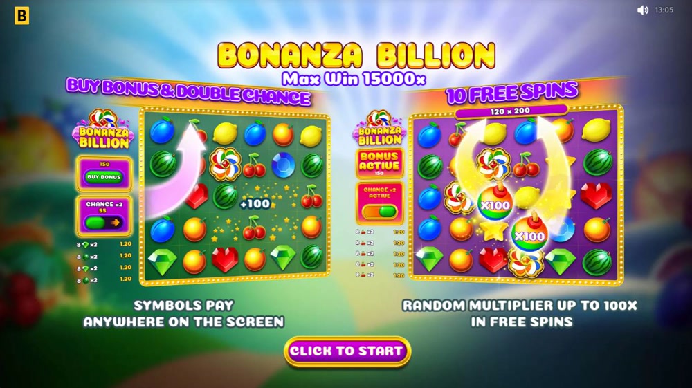 Automat Bonanza Billion je plný bonusových funkcí a free spinů přímo ve hře