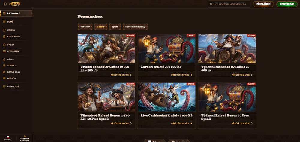 FatPirate free spins [červen 2025]
