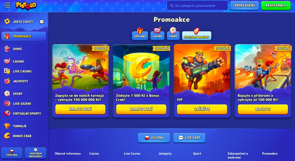 Pistolo speciální nabídky