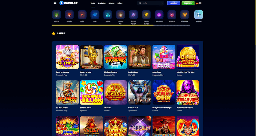 21738 Azurslot Spielautomaten